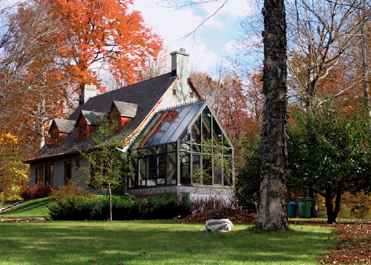solarium sur mesure avec toit en verre